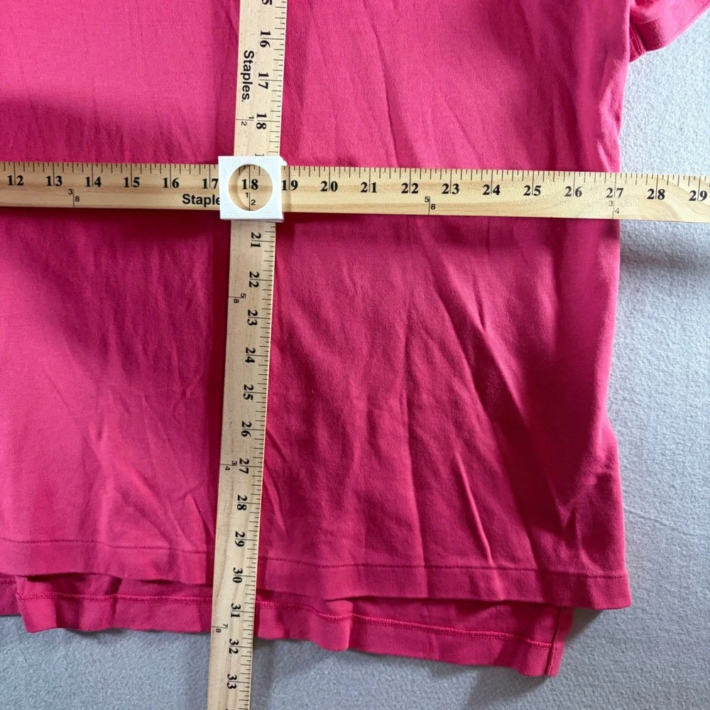 Polo Ralph Lauren Mens 2XB Big Pink Short Sleeve Cotton Polo Shirt Green Pony